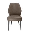 #CHAISE TISSU -MARRON-52961MA  -BORNEO