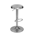 Tabouret de bar Ilsa hauteur ajustable chromé JJA 207391