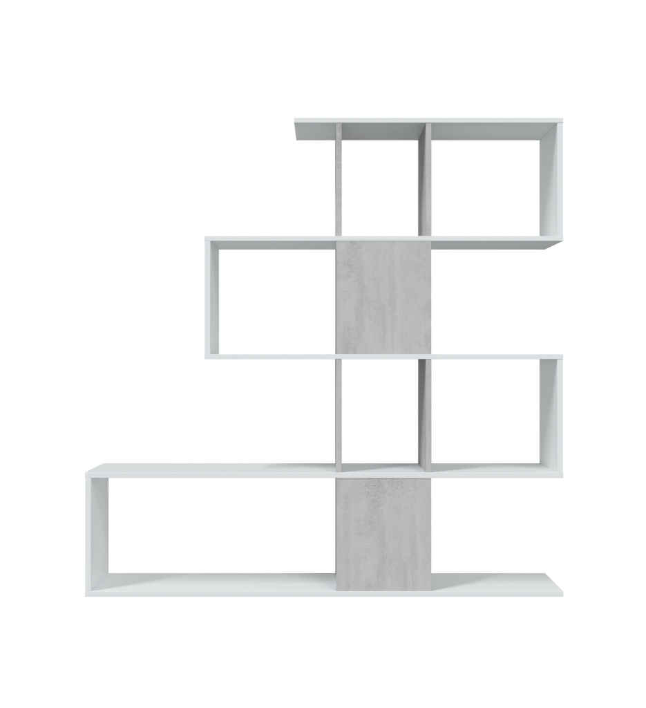Bibliothèque BLANC ARTIK/CIMENT ZIG ZAG 0L2251A