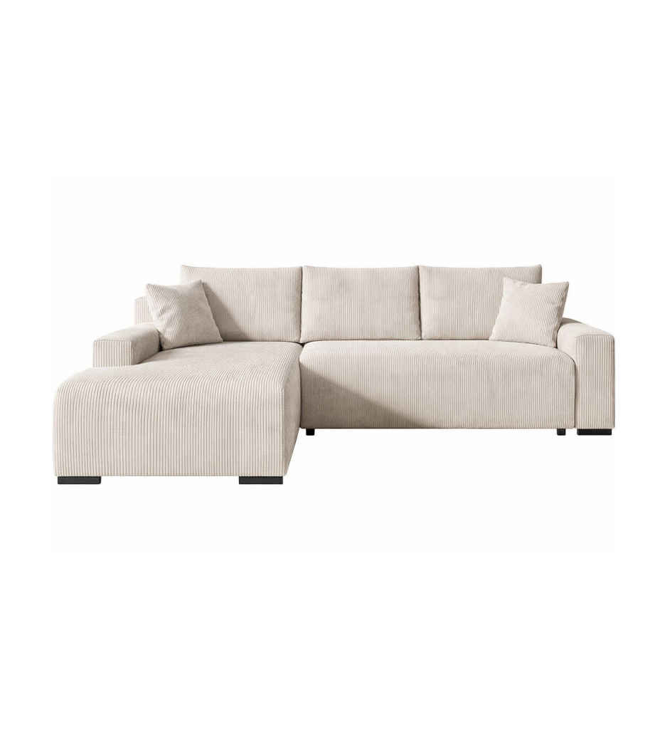 ANGLE GAUCHE-CV+COFFRE-TISSU POSO 100-CAT 1-BEIGE-LONDON/HONOLULU