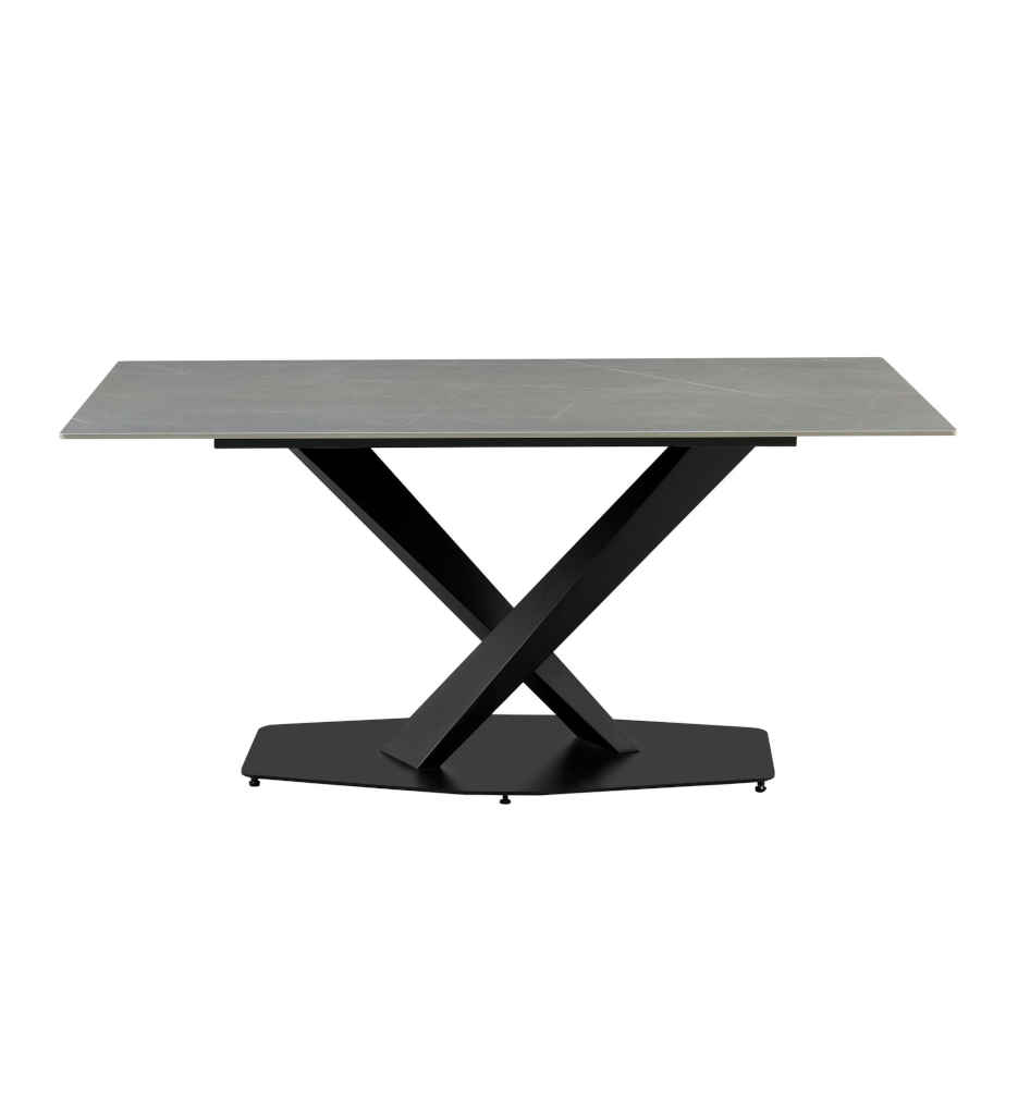 TABLE CERAMIQUE 160x90-18600GR-GRIS-ELLA