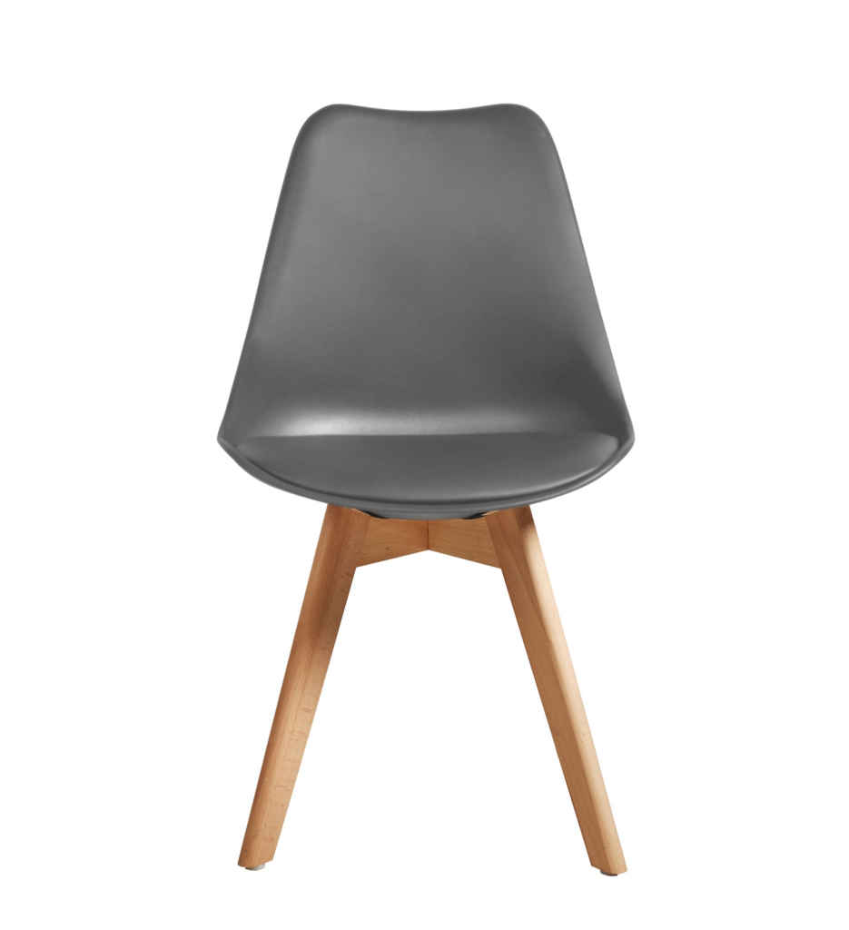 #CHAISE ABS/BOIS-GRIS-16226GR -NORVEGE