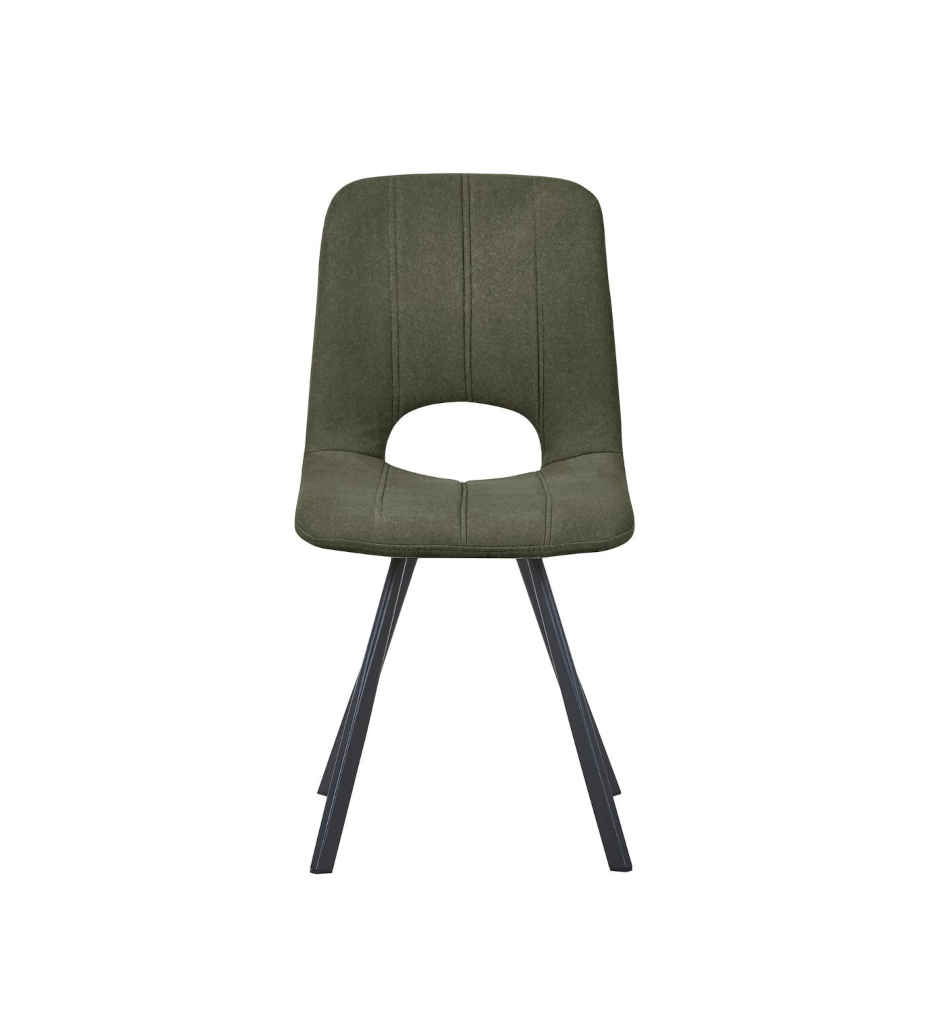 #CHAISE TISSU-KAKI-11518KA -PHENIX