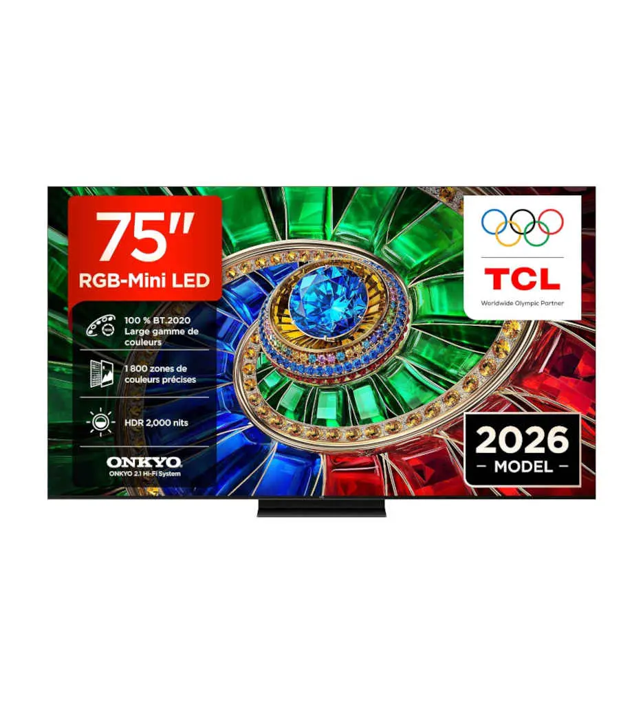 TV RGB MINI LED 189CM °TCL 75RM7L