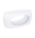 Table basse Narlon long 80 cm blanc JJA 213074