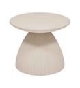 Table basse Fylis diam 50 cm magnésie ivoire JJA 206095