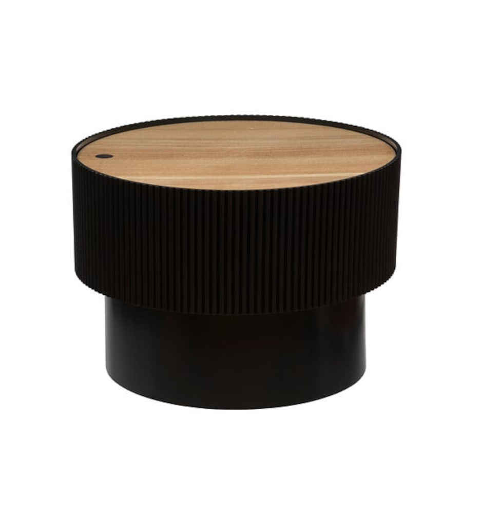 Table basse coffre Enola noir JJA 197741B