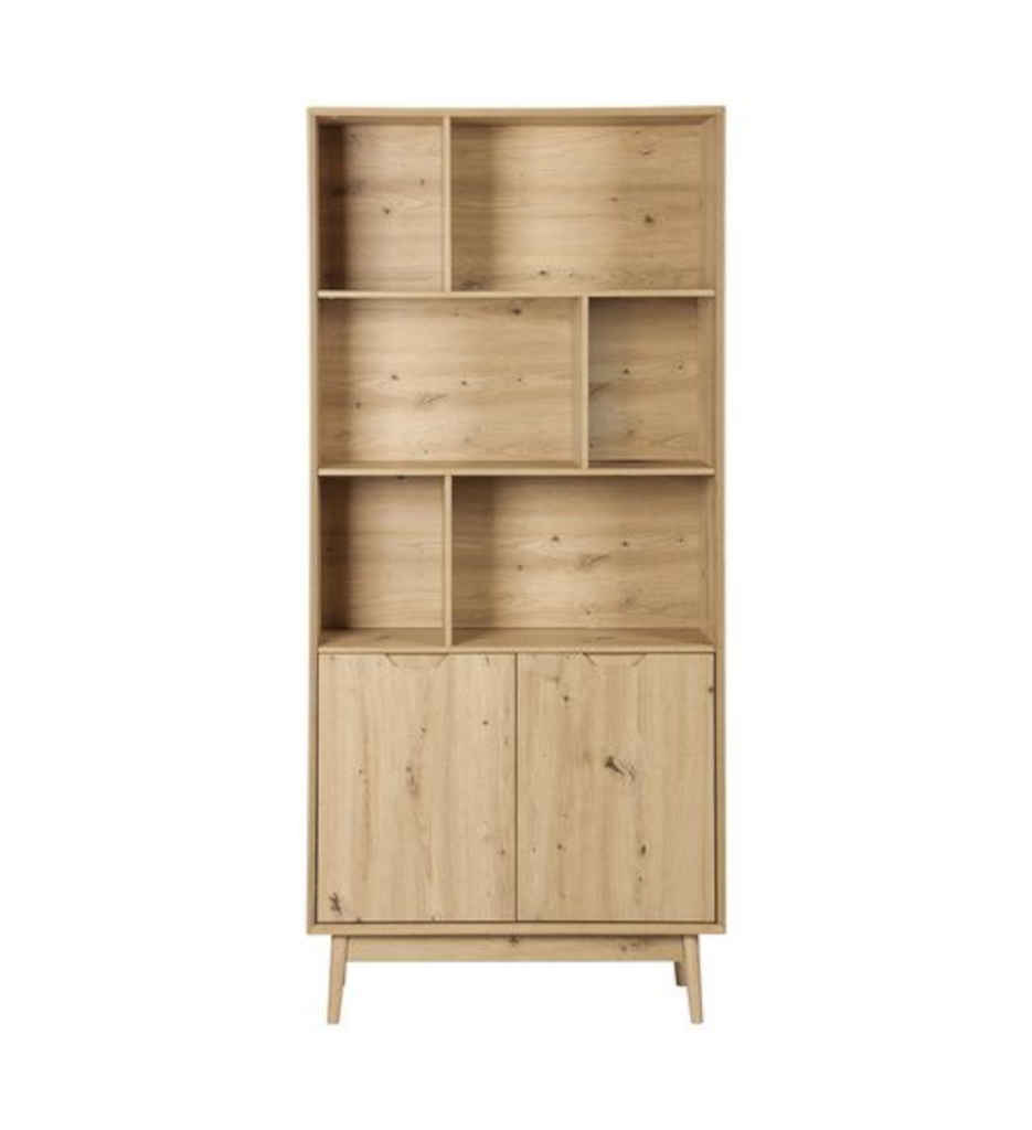 #* Bibliotheque LOMOCO GASPARD Chêne naturel
