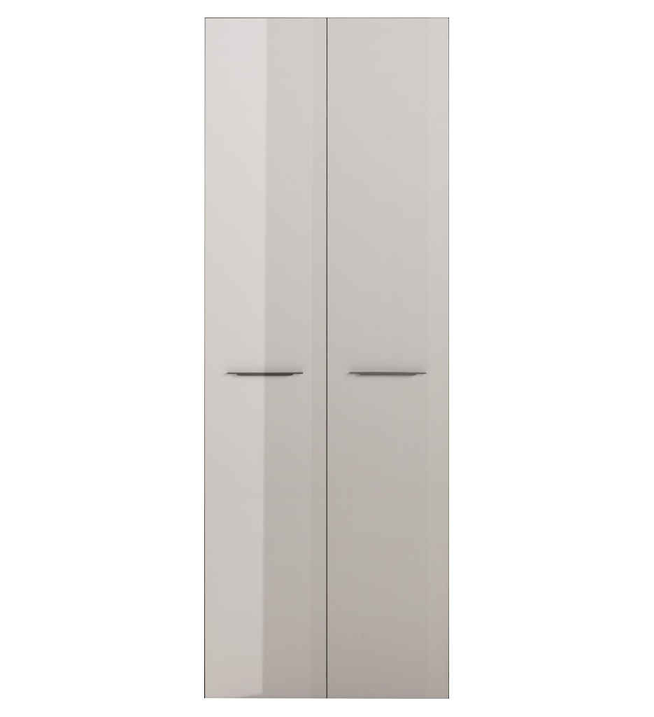 Lot de 2 grandes portes GRIS CACHEMIRE LAQUÉ DESIGNO ANA074K86704