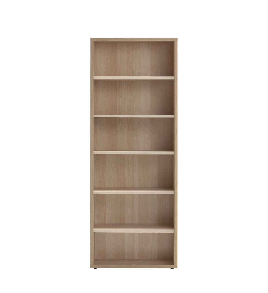 Bibliothèque large 6 compartiments CHÊNE ARTISAN DESIGNO LB4801K76506