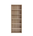 Bibliothèque large 6 compartiments CHÊNE ARTISAN DESIGNO LB4801K76506