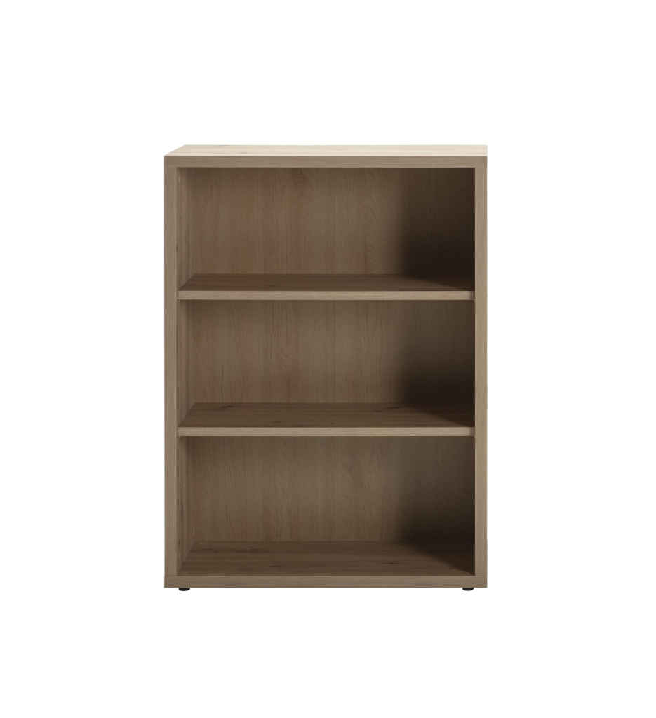 Bibliothèque basse 3 compartiments CHÊNE ARTISAN DESIGNO LB4800K76506