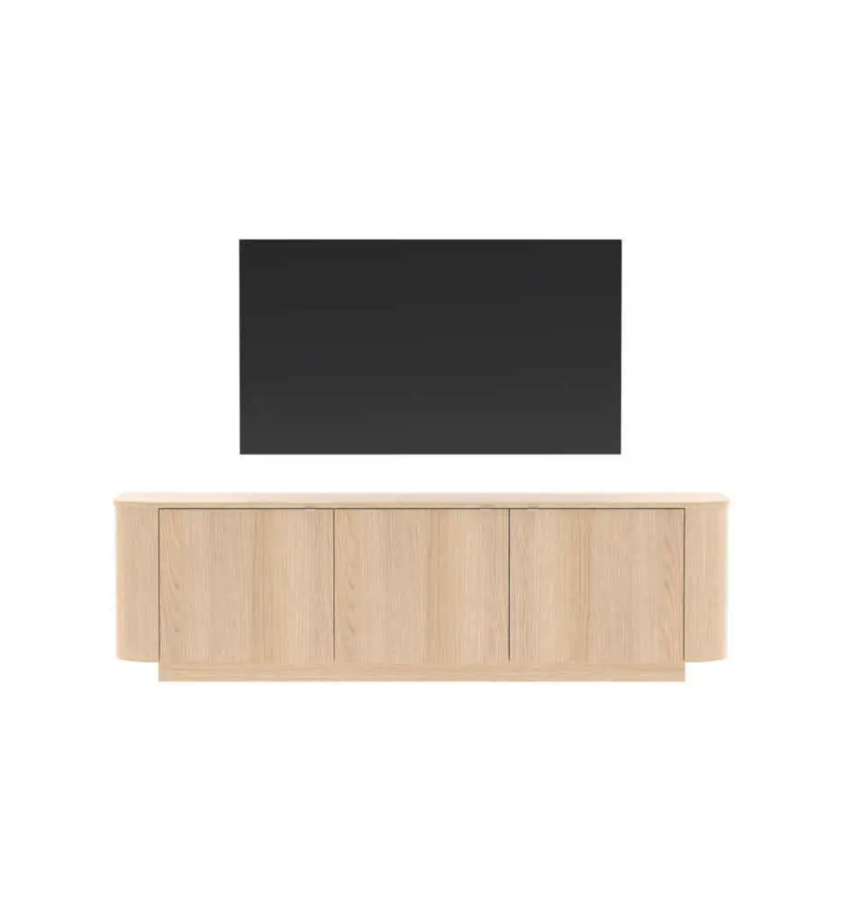 LOWBOARD 3 PORTES-180 CM-COLORIS ROVERE LINDBERG-205904-02-ADRIATICO