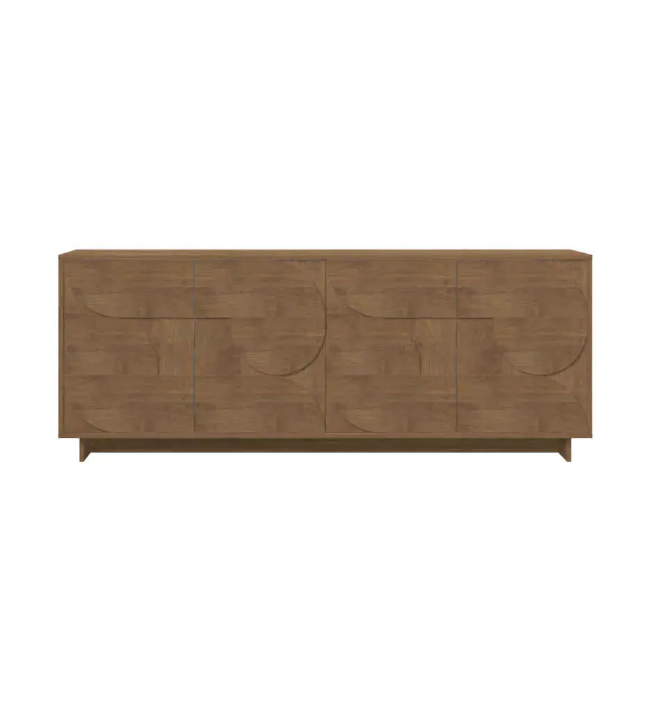BAHUT 4 PORTES-L 205 CM-COLORIS MERCURE-203902-08-ZEN
