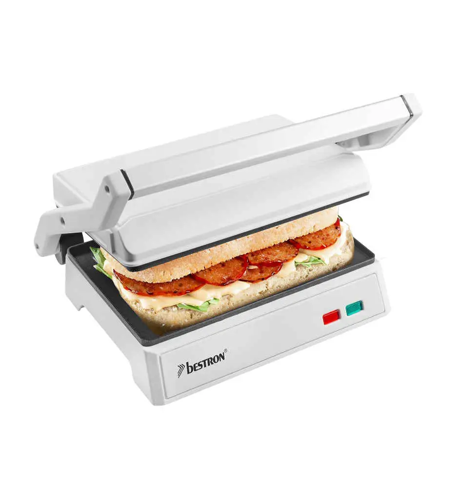 GRILL/PANINI 180°C 1000W °BESTRON APM124W