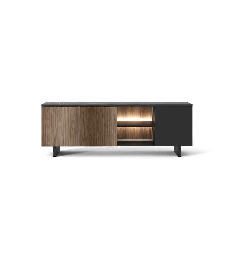 MEUBLE TV L 180CM-3PO 1N-N06-26SD3230-9876-LISON   