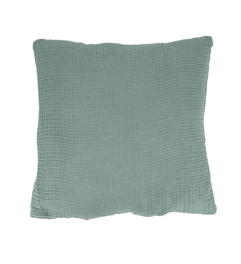 Coussin 40x40 cm Amande Gaze de coton