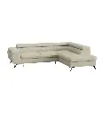 ANGLE DROIT CONVERTIBLE+COFFRE- HR FOAM-TISSU VIBE 08 BEIGE-TIAMO