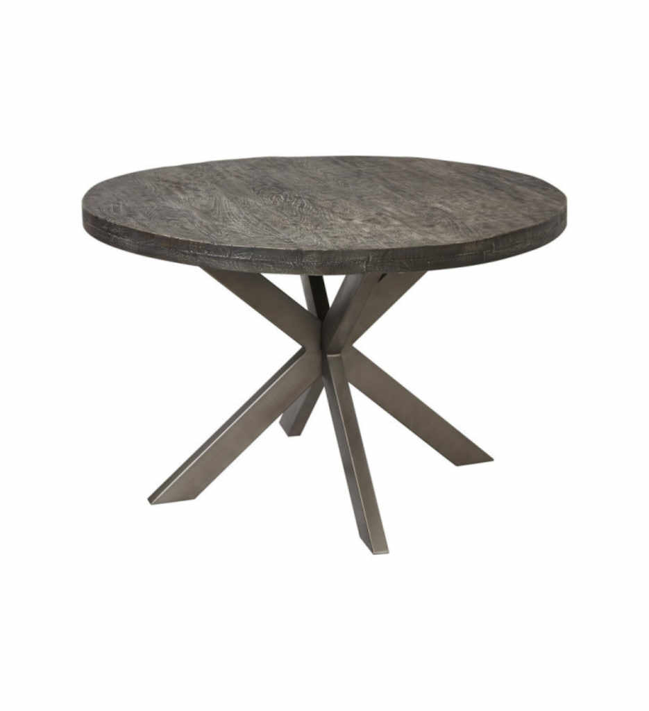 #TABLE RONDE 120 GRI - CALCUTTA-29733 GRIS