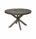 #TABLE RONDE 120 GRI - CALCUTTA-29733 GRIS