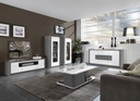 #MEUBLE TV 150 - ∞BELLINI  GRIS/BLANC