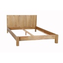 Lit adulte Indra 160 x 200 cm Marron