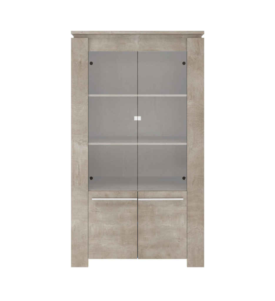 #VITRINE  2 PORTES+2 PORTES VITRÉES "SEGUR"230342