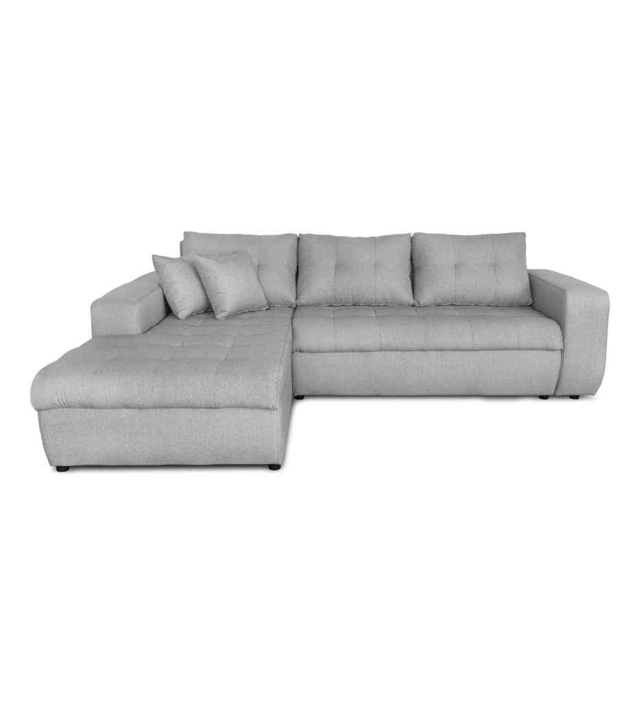 #ANGLE GAUCHE AV CONVERTIBLE-TISSUS ENJOY 21 GREY-70001GR-CELIA