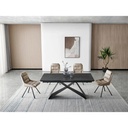 TABLE 180/260CM-ANTHRACITE-CERAMIQUE-58502GA-ELECTRA