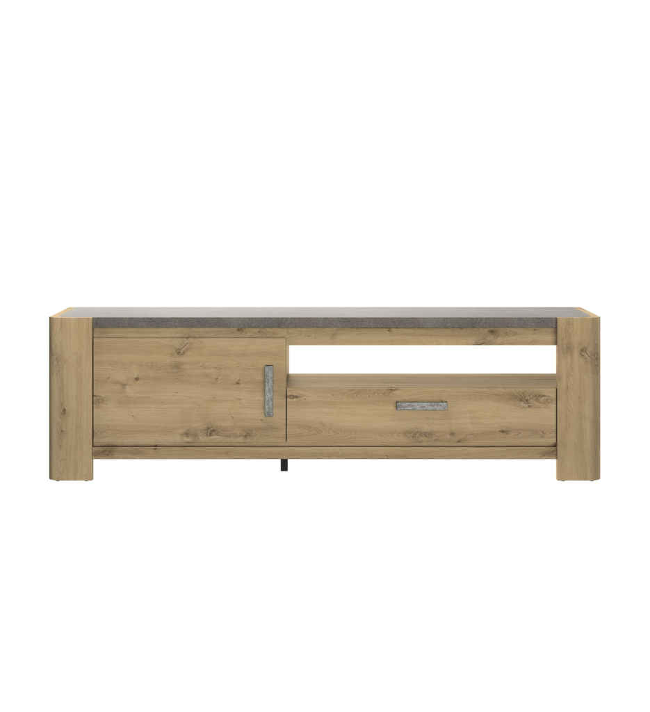 #MEUBLE TV-1PT/1T-1J2S332-OXYDE