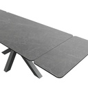 #TABLE CERAMIQUE-180(260)CM-58503GA-MIA GRIS ANTHRACITE