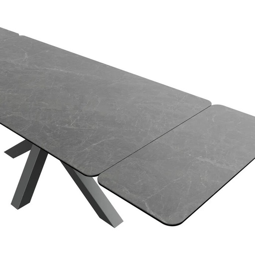 [0200244] TABLE CERAMIQUE-180(260)CM-58503GA-MIA GRIS ANTHRACITE