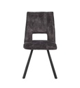 CHAISES -TISSU ANTHRACITE-16100GA-LEO