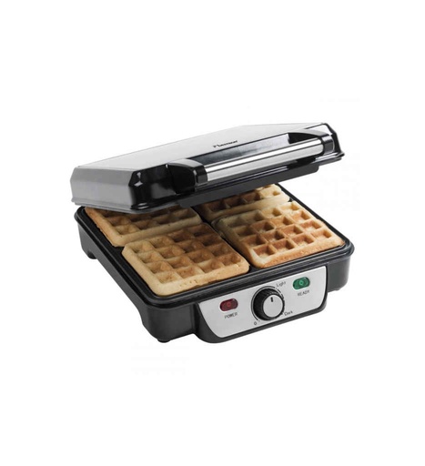 [280167] GAUFRIER XXL 1100W 4 GAUFRES °BESTRON ASW281
