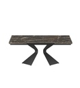 #TABLE CERAMIQUE 180(280)CM-MARON-ALICANTE-57500MA