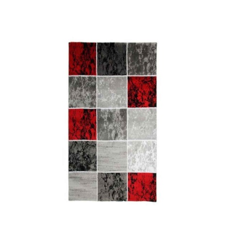 [0560131] TAPIS SUBWAY CUBES RGE 80X150 AL 080164