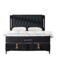 BOX 160x200 CM BLACK VELVET SET-BAHAMA NEW