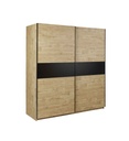 ARMOIRE 2PT-200CM-S20-GOLDEN OAK-CLARA