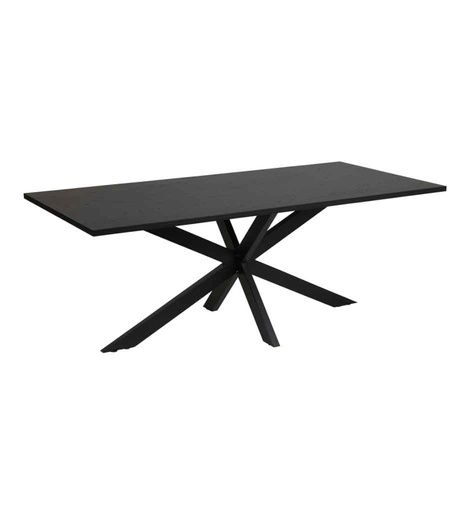 [02003079] TABLE FIXE 220 CM-FAR2TAF20-STRUCT NOIR-FARO