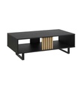 TABLE BASSE -125 CM-FAR2SAL-STRUCT NOIR-FARO