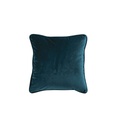 Coussin en velours bleu 40x40 - AL 404426