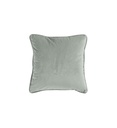 Coussin en velours Gris clair