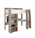 LIT SURELEVE-90*200CM-2400LSUR-JACKSON OAK/WHITE-SHELTER