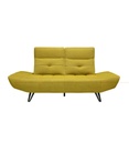 #CANAPE 2PL (2S) AV/REC-2 DOS ELEC+ 2 TETIERE REGLABLE-BS6B5BP01-1810-BP-E-TISSU 3D-11B YELLOW