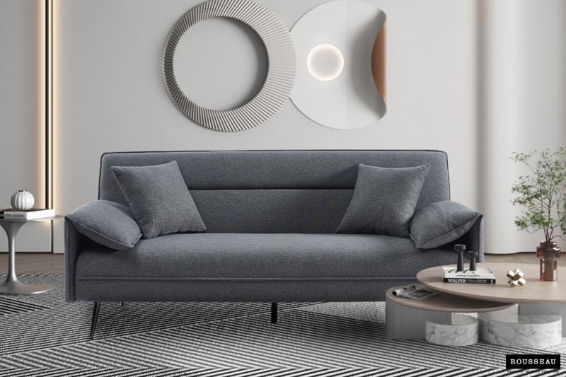 CANAPE-LIT GRIS-REF. 1050-3-SIVAS