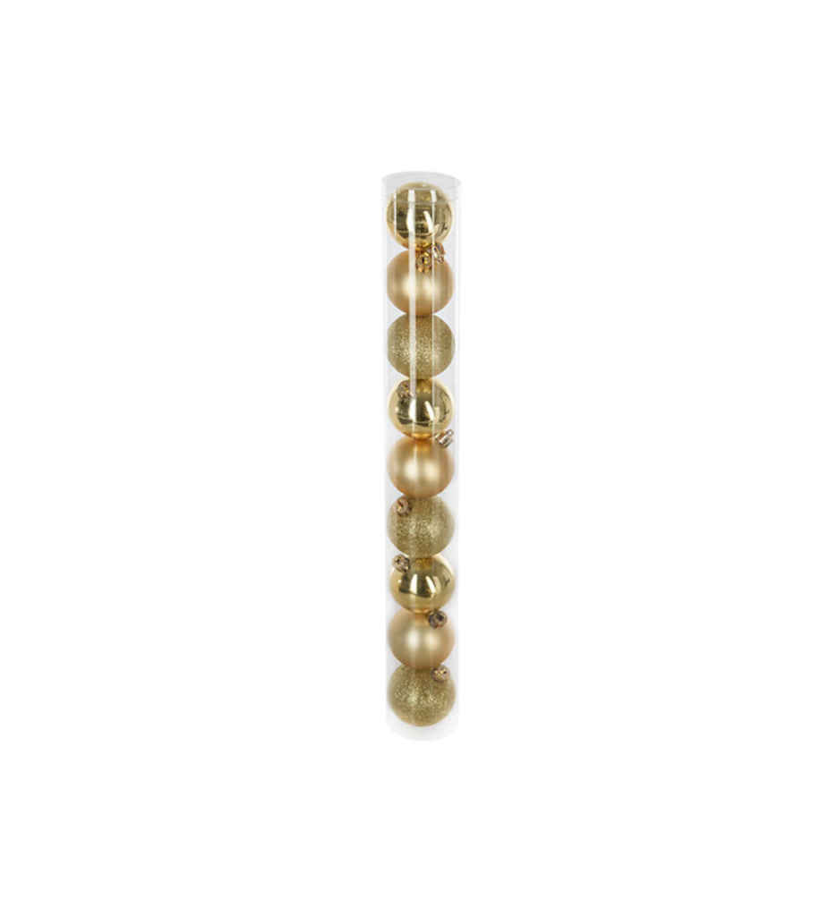 BOULES DE NOEL 60MM X9 OR 144820OR