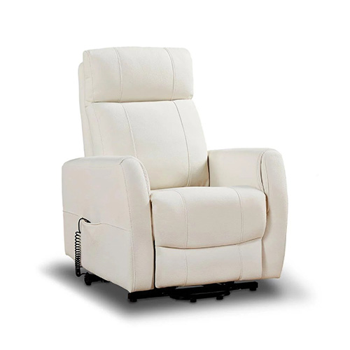 #FAUTEUIL RELAX/LIFT ELECTRIQUE-TISSU BEIGE-JORDAN