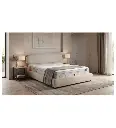 LIT+COFFRE-180*200 CM-TISSU FREYA 210.05 BRUN-HEAVEN